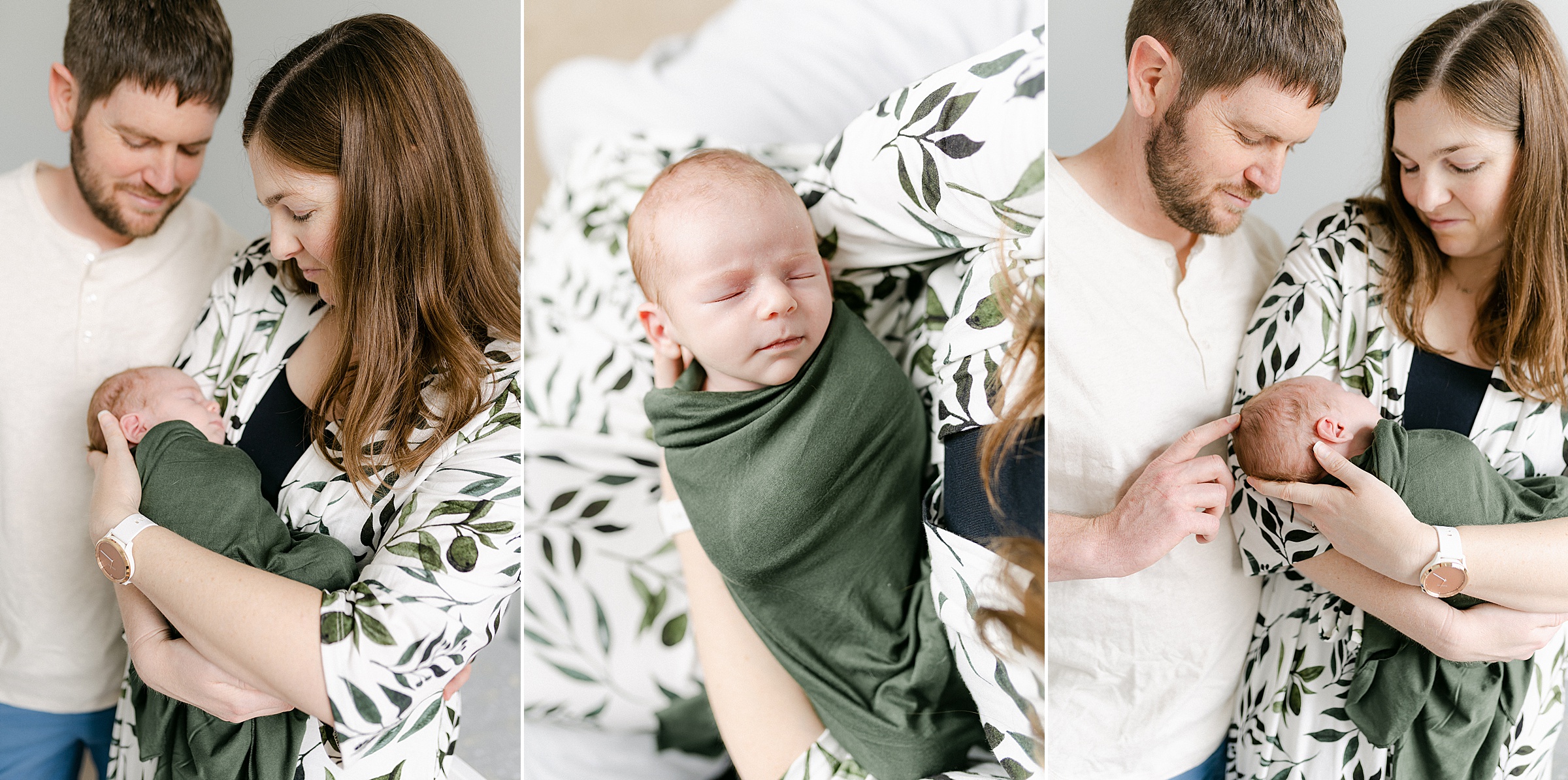 Franklin TN Lifestyle newborn session in nursery by Grace Paul Photography